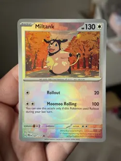 Pokemon TCG Miltank Prismatic Evolutions Pokeball Card 081/131 - Image 1