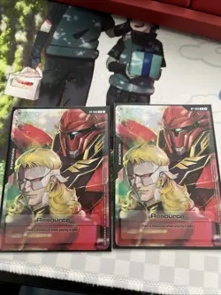 Resource Full Frontal & Sinanju RP-006 Promo English Gundam Card Game - Image 1