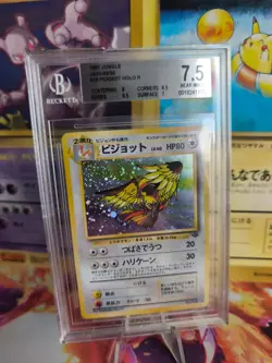 Pokemon Card Tauboss Pidgeot Jungle Dschungel Holo Japanese BGS Beckett 7.5 - Image 1