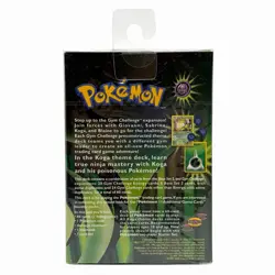 Pokemon Trading Card Game Koga Theme Deck Gym Challenge Vintage 2000 Y2K Sealed - Image 3