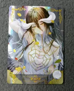 Goddess Story NS-5M09 SSR-23 WAIFU CARD ALBEDO OVERLOAD holo foil CCG/TCG NEW - Image 1