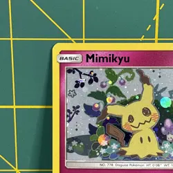 Mimikyu Promo SM163 Team Up Blister Pokemon Card Sun & Moon Holo - Image 4