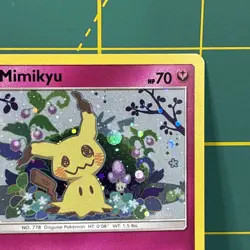 Mimikyu Promo SM163 Team Up Blister Pokemon Card Sun & Moon Holo - Image 5