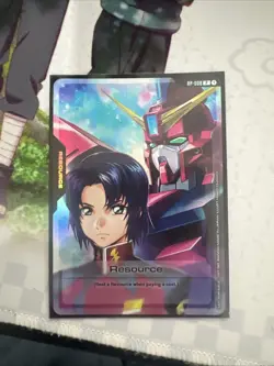 Gundam Card Game Resource Athrun Zala Promo RP-008 English Bandai Card Fest NM - Image 1