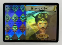 Hannah Abbott Base Set 7/116 Holo Foil Harry Potter TCG Rare Card LP - Image 1