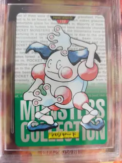 Pokemon Card Mr Mime Monsters collection Carddass 1996 Japan BGS Beckett 7.5 (9) - Image 3