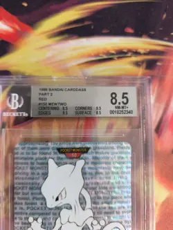 Pokemon Card Mewtwo Prism Monsters collection Carddass Japan BGS Beckett 8.5 - Image 4