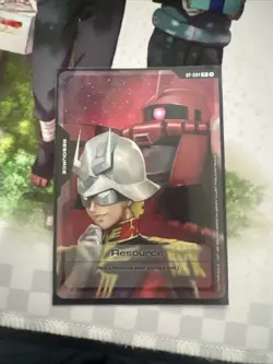 Gundam Card Game - Resource - Char Aznable - RP-004 - English Foil - Image 1