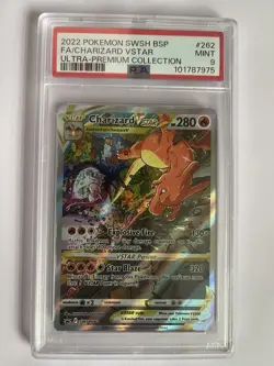 Pokemon Charizard VSTAR TCG SWSH262 Sword & Shield Promo Card PSA 9 - Image 1