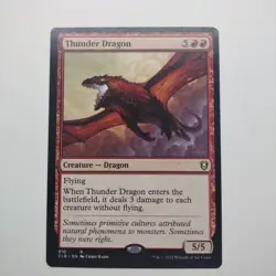 Thunder Dragon | MTG | CLB | 810 | Same Day Shipping! - Image 1