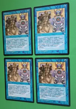 Magic the Gathering MTG Fourth (4th) Edition MIND TWIST HP R 1995! - Image 2