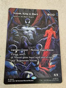 Venom, King in Black - Skithiryx, the Blight Dragon - #22 Reg (Borderless) - Mtg - Image 1