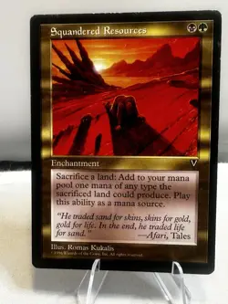 Squandered Resources *Visions* MTG Magic the Gathering other cards ship for free - Image 1