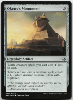MTG Oketra's Monument U Amonkhet 233 LP - Image 1
