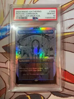 2024 MTG Psychic Corrosion Foil PSA10 Secret Lair Peach Momoko #1669 GEM MINT - Image 3