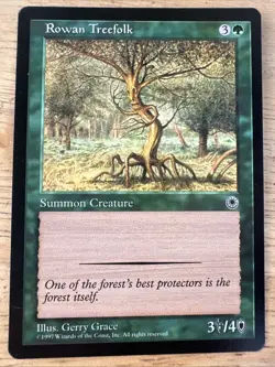 Magic the Gathering MTG Rowan Treefolk (184) Portal NM - Image 1