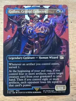 MTG - Golbez, Crystal Collector (Borderless) Final Fantasy Regular NM Pack Fresh - Image 1