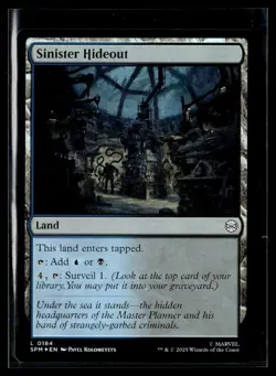 Sinister Hideout - Foil - SPM - MTG - EN - NM - 0184 - Image 1