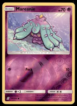 Pokemon TCG Mareanie Sun & Moon - Unified Minds #96 Holo Reverse - Image 1