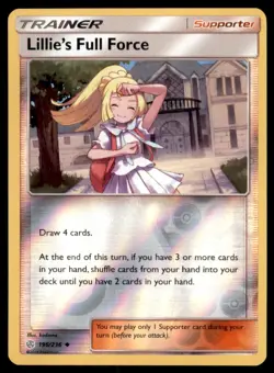 Pokemon TCG Lillie’s Full Force Sun & Moon - Cosmic Eclipse #196 Holo Reverse - Image 1