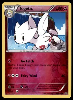 Pokemon TCG Togetic XY - Roaring Skies #44 Holo Reverse - Image 1