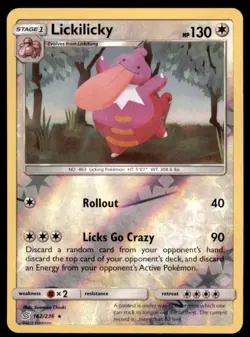 Pokemon TCG Lickilicky Sun & Moon - Unified Minds #162 Holo Reverse - Image 1