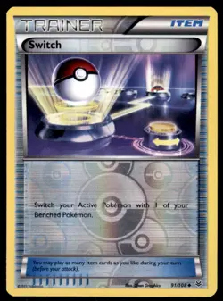 Pokemon TCG Switch XY - Roaring Skies #91 Holo Reverse - Image 1