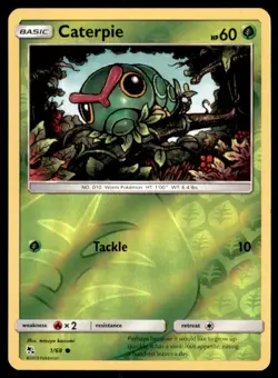 Pokemon TCG Caterpie Sun & Moon, Other - McDonald's Collection 2019 #1 Holo - Image 1