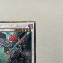 YuGiOh - Blackwing Armed Wing RGBT-EN041 Super Rare - Moderately Played - Image 3