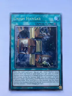 YUGIOH UNION HANGAR QUARTER CENTURY SECRET RARE 1ST NM RA04-EN270 - Image 1