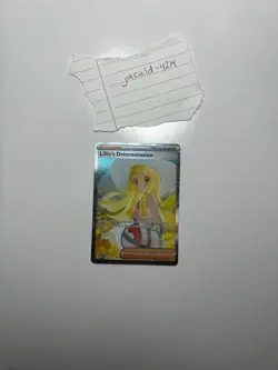 Lillie’s Determination SIR 184/132 Secret Rare Pokemon Card (Mega Evolution) - Image 1