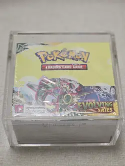 [FACTORY SEALED] Pokemon Cards Evolving Skies Booster Box 36 Packs Case Included - Image 1