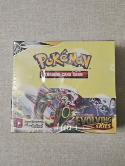 [FACTORY SEALED] Pokemon Cards Evolving Skies Booster Box 36 Packs Case Included - Image 2