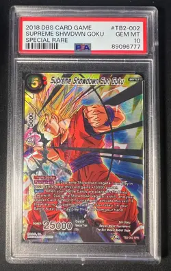 Dragonball Super Card Game - Supreme Showdown Son Goku - PSA 10 - Image 1