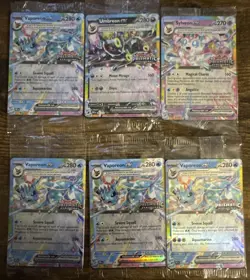 Prismatic Evolutions Stamped EX Promo Cards Lot Of 6! [SEALED] Umbreon/Vaporeon! - Image 1