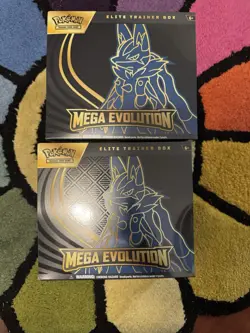 Pokemon Trading Card Game TCG Mega Evolution Elite Trainer Box ETB Lucario NEW - Image 1