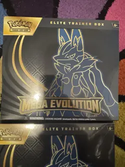 Pokemon Trading Card Game TCG Mega Evolution Elite Trainer Box ETB Lucario NEW - Image 2