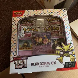 Pokemon Trading Card Game 151 Alakazam ex Collection - Image 1