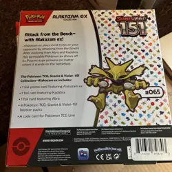Pokemon Trading Card Game 151 Alakazam ex Collection - Image 2