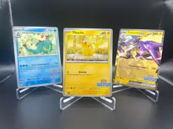 Pokemon Day 2024 Illustration Contest 3 Card Set Feraligatr, Pikachu, Toxtricity - Image 1