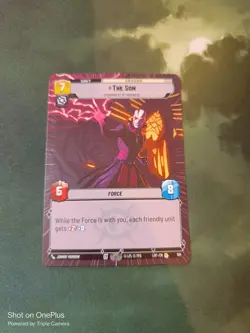 Star Wars Unlimited LotF Hyperspace Card LOF501 The Son - Image 1