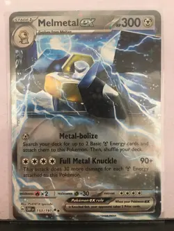 Melmetal ex 153/197 Near Mint Condition Card Pokemon TCG! Read Description! - Image 1