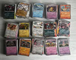 Pokemon Cards Bundle 700+ TCG Common Uncommon Rare Reverse Holo Job Lot NM/M - Image 1
