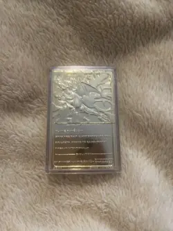 Pokemon Charizard Trading Card 23k Gold Plated Burger King 1999 Card Only - Image 1