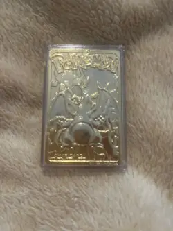 Pokemon Charizard Trading Card 23k Gold Plated Burger King 1999 Card Only - Image 2