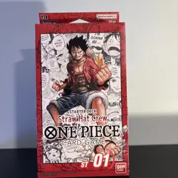 Bandai ONE PIECE Card Game Start Deck Wheat Straw Pirates ST-01 - Image 1