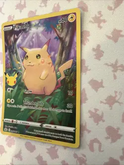 Pikachu 5/25, NM Full Art Holo, Pokemon Celebrations 25th Anniversary TCG Card - Image 3