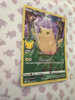 Pikachu 5/25, NM Full Art Holo, Pokemon Celebrations 25th Anniversary TCG Card - Image 5