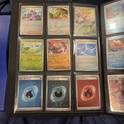 427 Pokemon Cards, Promos, SIRs, Holos, Reverse Holos, 2 Side Insert Binders - Image 3