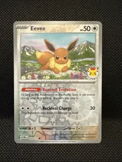 Eevee - (Pokemon Day 2025) (Reverse Cosmos Holo) 074/131 Miscellaneous Cards... - Image 1